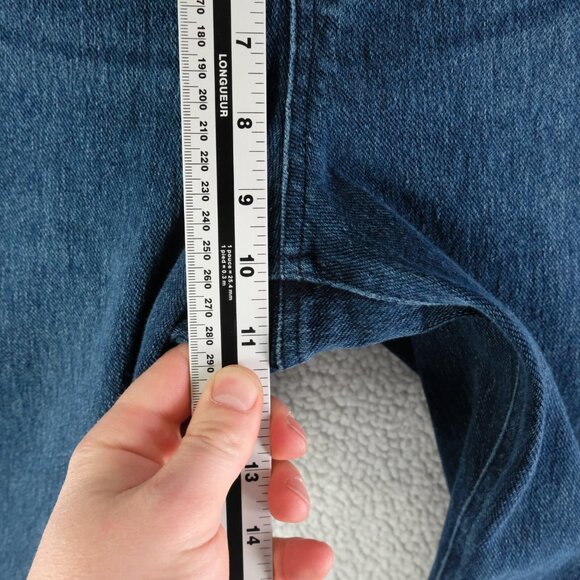 Spanx Jeggings Womens Medium Blue Stretch Dark Wash Tapered - Picture 7 of 10